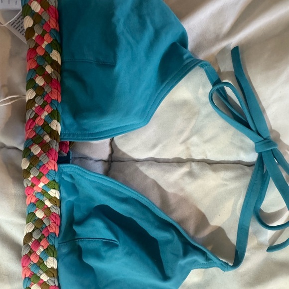 Mambo Pancho Fringed Triangle Bikini Top by Eres - Picture 6 of 7